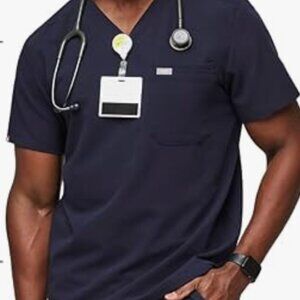 FIGS Leon Slim Scrub Top for Men